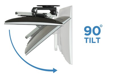 Mount-It! Under Cabinet Folding TV Bracket for 17"-37" Flatscreeens (MI-4222)