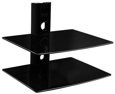 Mount-It! Floating Wall Mounted Dual Glass Shelf Bracket (MI-802)