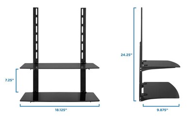 Mount-It! TV Wall Mount Bracket Components Shelf (MI-8402)
