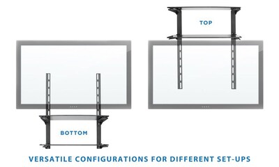 Mount-It! TV Wall Mount Bracket Components Shelf (MI-8402)