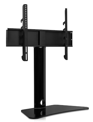 Mount-It! Pedestal TV Stand, Screens up to 60, Black (MI-844)