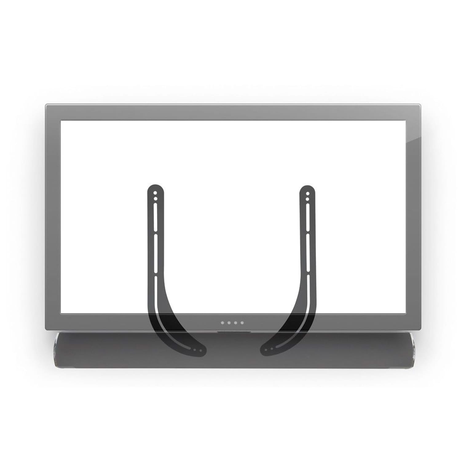 Mount-It! Soundbar Bracket Universal Sound Bar TV Mount For Mounting Above or Under TV (MI-SB39)