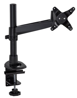 Mount-It! Modular Height Adjustable Adjustable Monitor Mount, Up to 27 Monitors, Black (MI-32116B)