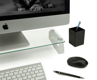 Mount it Display Stands Monitor Stand, Up to 35", White (MI-7262)