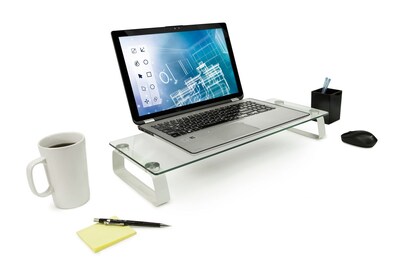 Mount it Display Stands Monitor Stand, Up to 35", White (MI-7262)