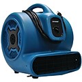 X-830 1HP 3600CFM 3-Speed Commercial Air Mover/Carpet Dryer/Floor Blower Fan