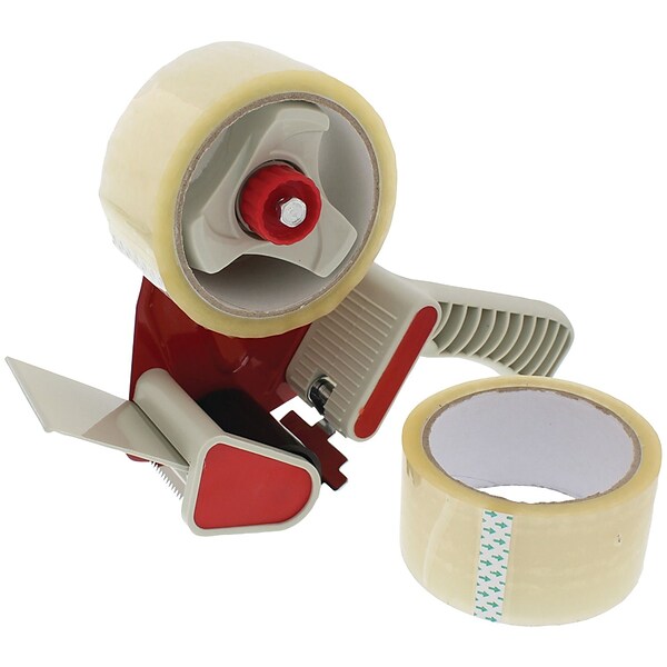 MINI-GRIP My Helper Heavy-Duty Tape Gun, 2/Rolls (HBCL250CLG)