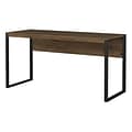 Bush Furniture Latitude 60W Writing Desk, Rustic Brown Embossed (LAD160RB-03)