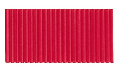 Pacon Corobuff 48" x 300" Corrugated Paper Roll, Flame Red (0011031)