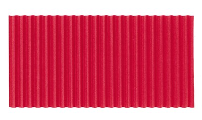 Pacon Corobuff 48 x 300 Corrugated Paper Roll, Flame Red (0011031)