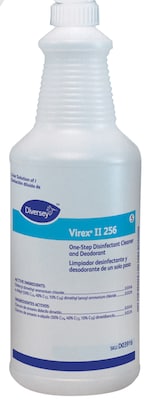 Virex II 256 32 oz. Spray Bottle with Trigger, Clear, 12/Carton (D03916)