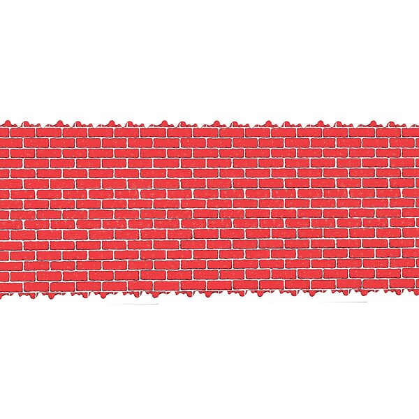 Pacon Corobuff 48 x 300 Corrugated Paper Roll, Holiday Brick (0012511)