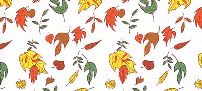 Pacon Corobuff 48 x 300 Corrugated Paper Roll, Falling Leaves (0014001)