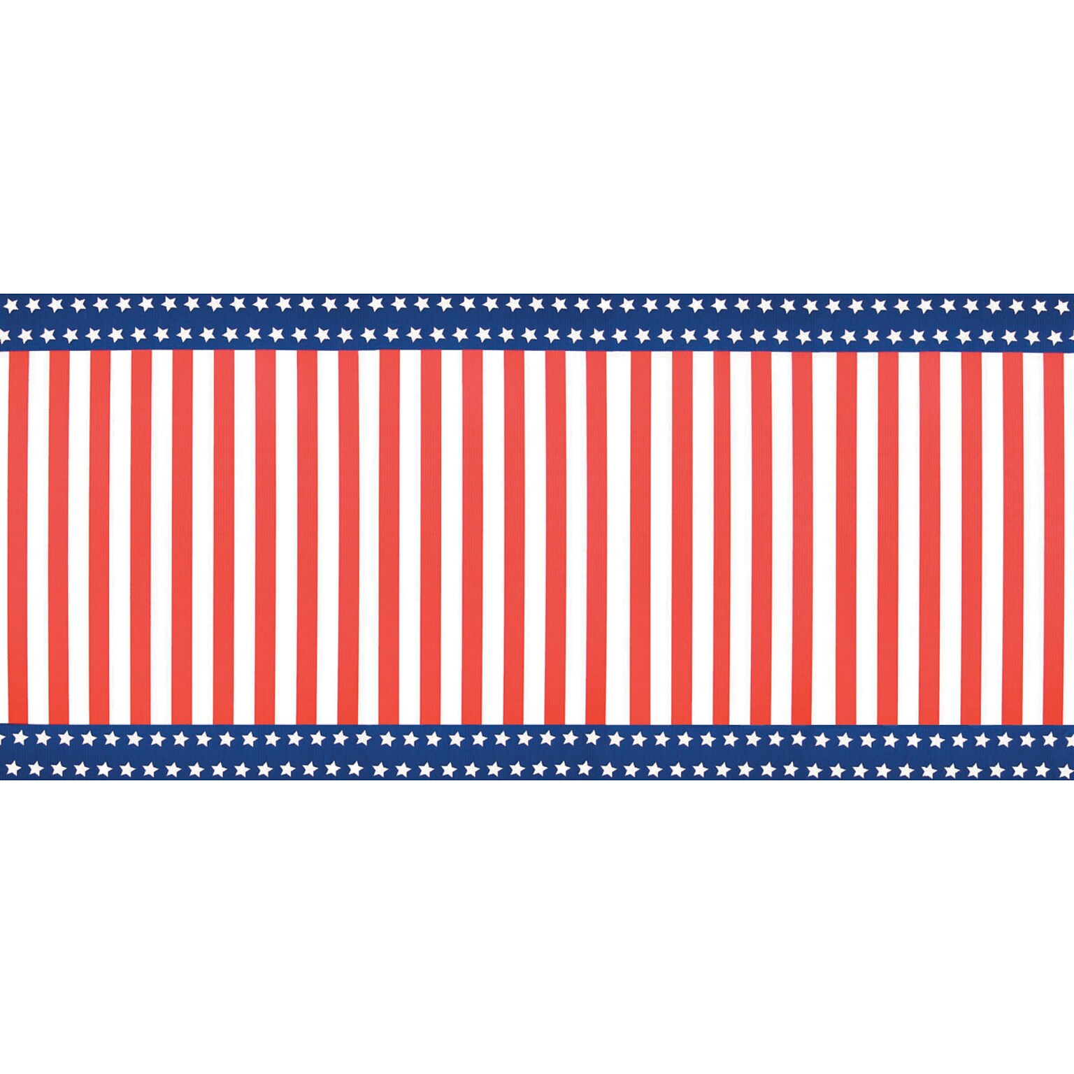 Pacon Corobuff 48 x 300 Corrugated Paper Roll, Stars & Stripes (0019841)