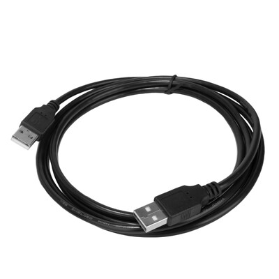 Sumaclife Black USB 2.0 A-Male to A-Male Cable 6 FT