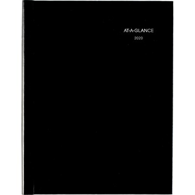 2020 AT-A-GLANCE 8 x 11 DayMinder Weekly Appointment Book/Planner, Hard Cover, Black (G520H-00-20)