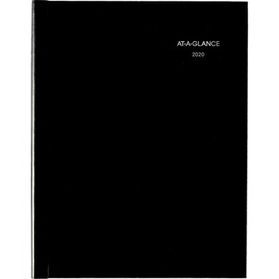 2020 AT-A-GLANCE 8 x 11 DayMinder Weekly Appointment Book/Planner, Hard Cover, Black (G520H-00-20)