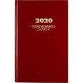 2020 AT-A-GLANCE Standard Diary, Daily, 12 Months, January Start, 7 3/4 x 12, Red (SD376-13-20)
