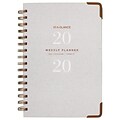2020 AT-A-GLANCE 5 1/2 x 8 1/2 Weekly/Monthly Planner Signature Collection, Gray (YP200-1220)