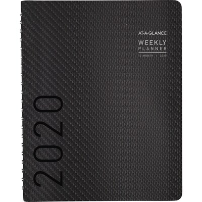 2020 AT-A-GLANCE 8-1/4 x 11 Weekly/Monthly Planner Contemporary, Graphite (70-950X-45-20)