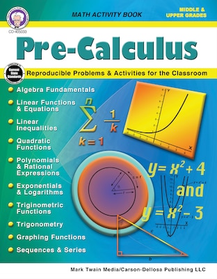 Pre-Calculus Workbook by Robert Sadler, Paperback (405033)