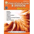 Multiplication & Division Quick Starts Workbook by Mark Twain Media, Paperback (405039)