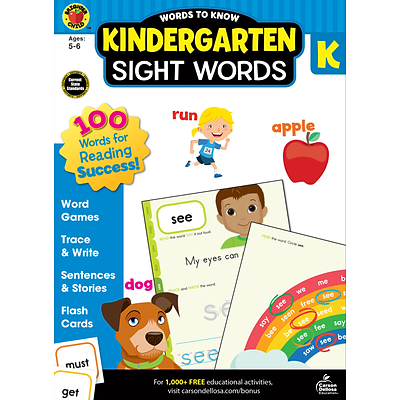 Words to Know  Words by Brighter Child, Grade K, Paperback (705234)