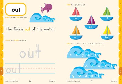 Words to Know Sight Words by Brighter Child, Grade K, Paperback (705234)