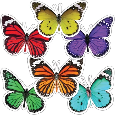 Schoolgirl Style Woodland Whimsy Butterflies Cut-Outs (120563)