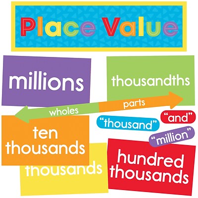 Carson-Dellosa Understanding Place Value Mini Bulletin Board Set (110444)