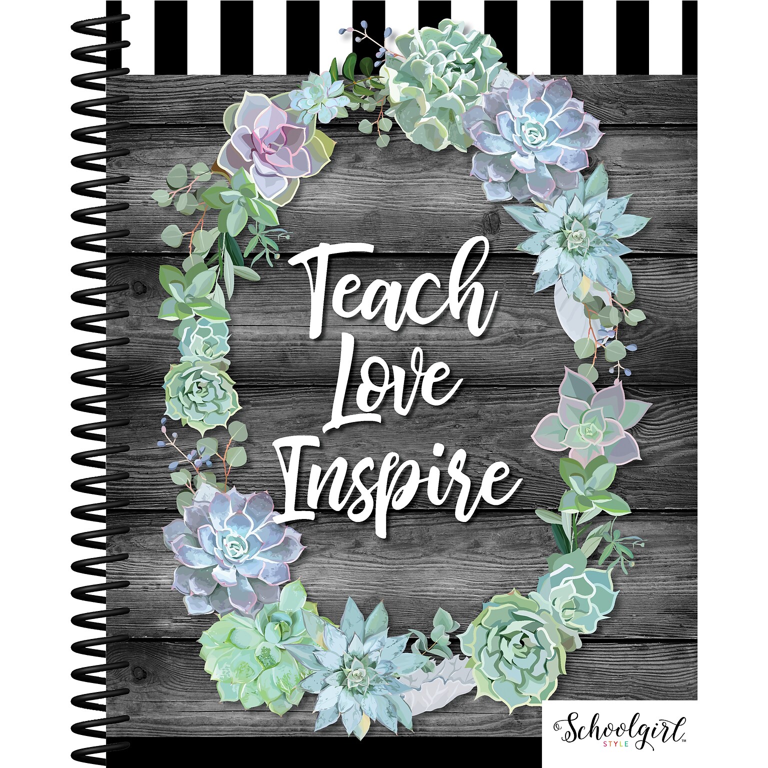 Schoolgirl Style Simply Stylish Teacher Planner Plan Book by Melanie Ralbusky, 8 2/5 x 10 9/10, Paperback, 128 Pages (105024)