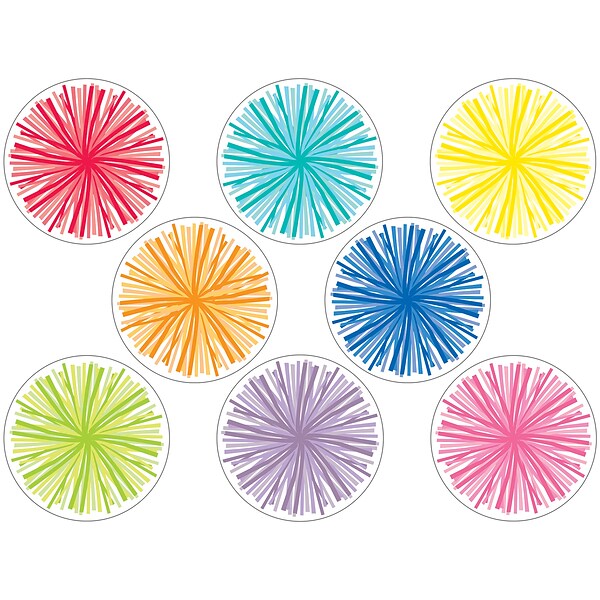 Schoolgirl Style Hello Sunshine Poms Cut-Outs (120561)