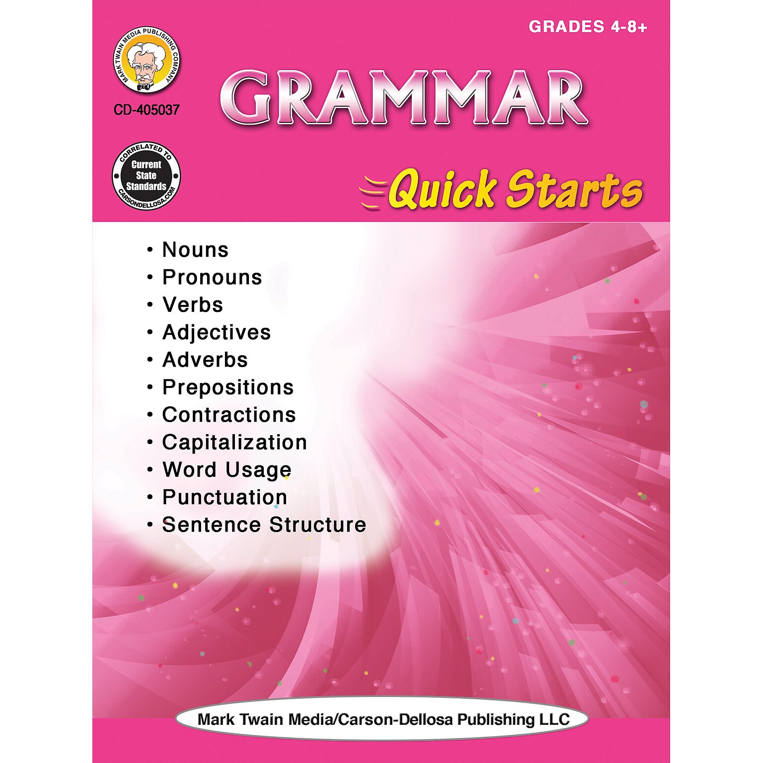 Grammar Quick Starts Workbook by Cindy Barden, Paperback (405037)