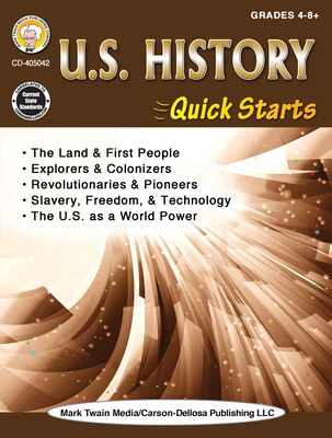 U.S. History Quick Starts Workbook by Linda Armstrong, Paperback (405042)