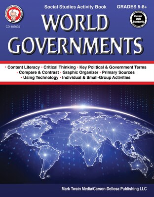 World Governments Workbook by Daniel S. Campagna, Paperback (405035)