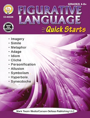 Figurative Language Quick Starts Workbook by Jane Heitman, Paperback (405036)