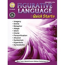 Figurative Language Quick Starts Workbook by Jane Heitman, Paperback (405036)