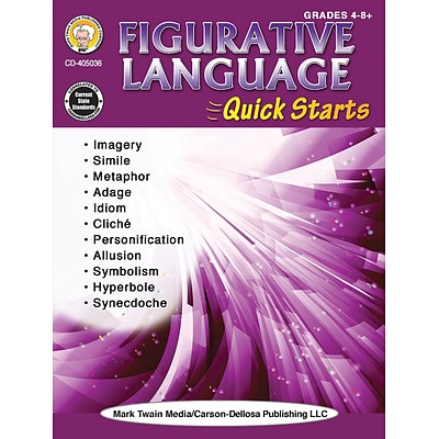Figurative Language Quick Starts Workbook by Jane Heitman, Paperback (405036)