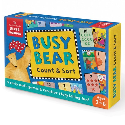 Barefoot Books Busy Bear Count & Sort Games, 5 Per Pack, 2 Packs (BBK9781782854302BN)