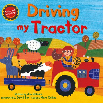 Driving My Tractor with CD by Jan Dobbins, Pack of 3 (BBK9781846866647BN)