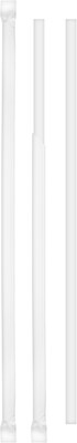 Berkley Square Environ 7.75"L Wrapped White Paper Straw, 6 Packs of 500 (1243002)
