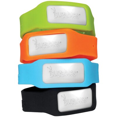 PIC Bugables Deet-Free Mosquito Repellent Band, Multicolored (Act-bnd)