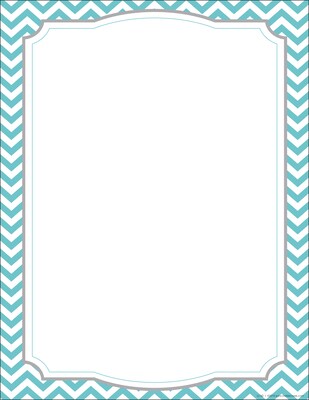 Barker Creek Chevron File Folder Office Set, Assorted, 109/Set (BC6003)