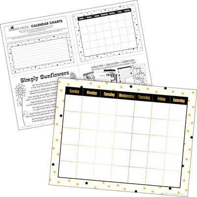 Barker Creek Gold File Folder Office Set, Assorted, 109/Set (BC6000)