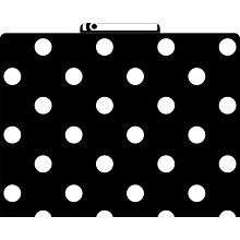 Barker Creek Black & White Dots Letter-Size File Folders, 24/Set (BC3945)