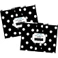 Barker Creek Black & White Dots Letter-Size File Folders, 24/Set (BC3945)