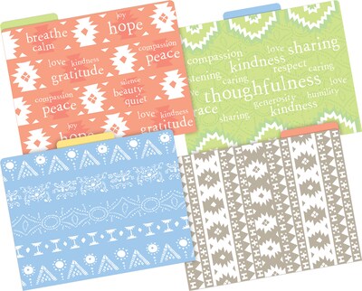 Barker Creek Thoughtfulness File Folder, Assorted, 24/Set (BC3876)