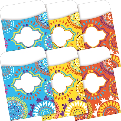 Barker Creek Moroccan Peel & Stick Pockets, Multi-Design Set, 60/Set (BC3841)