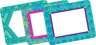 Barker Creek Self-adhesive Bohemian School Name Tags, 12 x 3.5, 81/Set (BC3989)