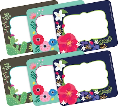 Barker Creek Petals & Prickles Nametag Set, 90/Set (BC3821)